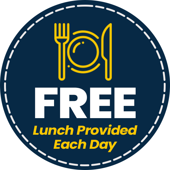 Free lunch provided each day